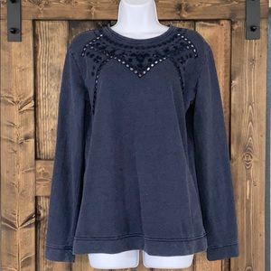 G.H. Bass long sleeve sweatshirt sz M